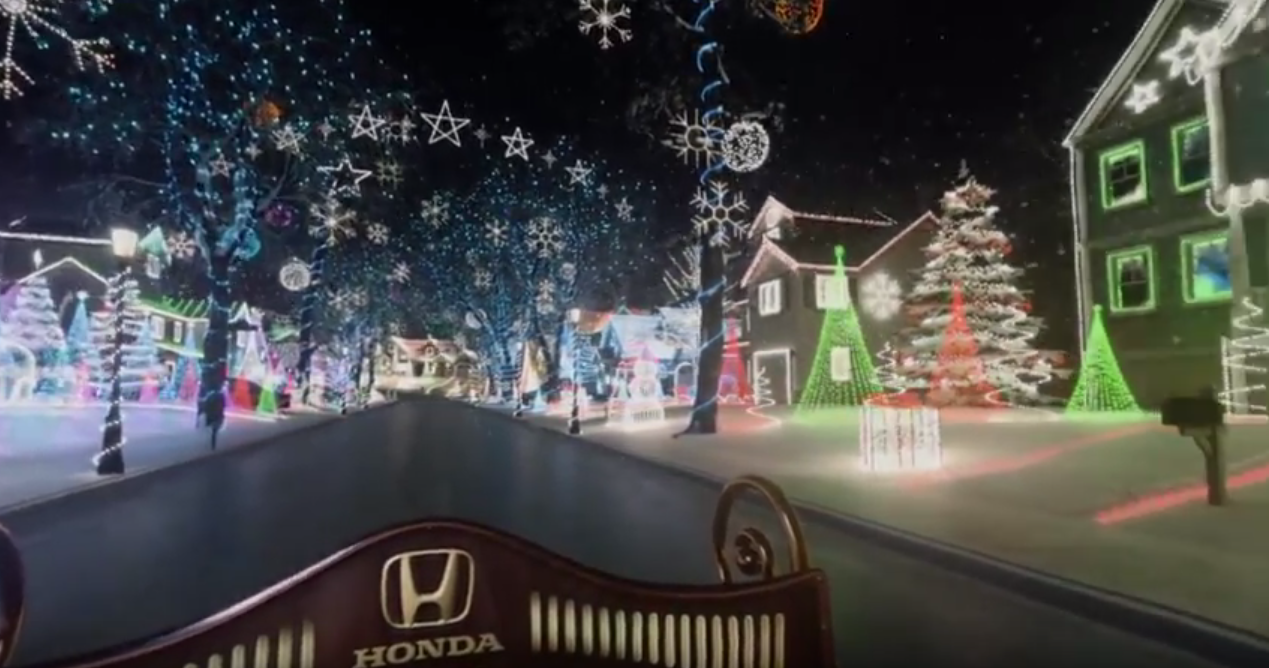 Honda Candy Cane Lane