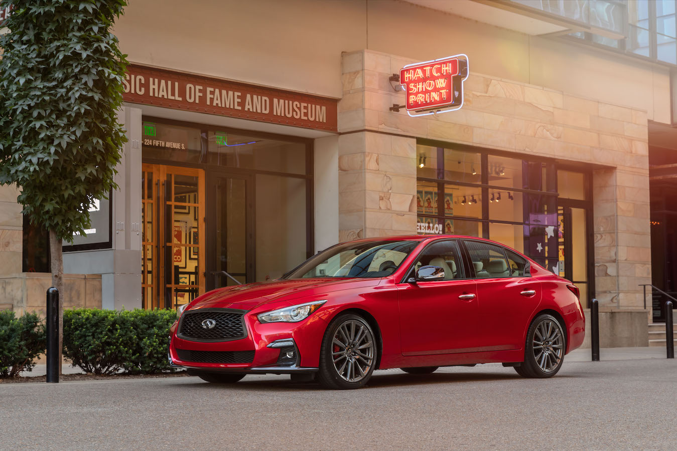 Infiniti Q50 Red Sport 400 Rekindles Muscle Car Memories