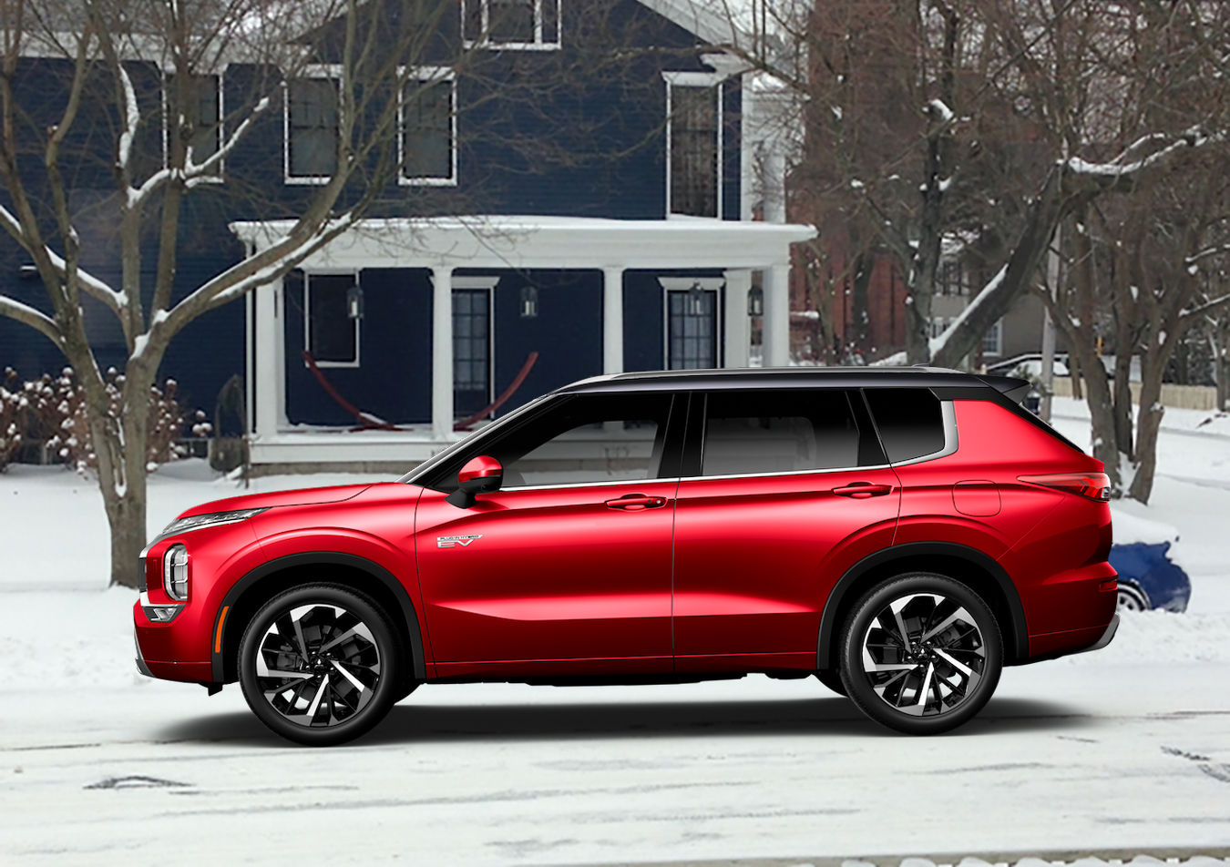 Outlander PHEV Made To Face A New England Winter